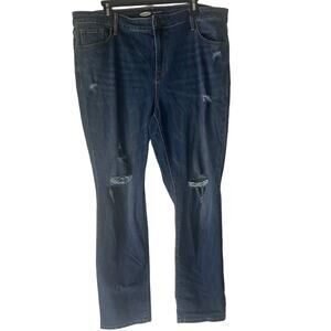 Old Navy Women's Plus Size 18 Power‎ Straight Casual Curvy Jeans